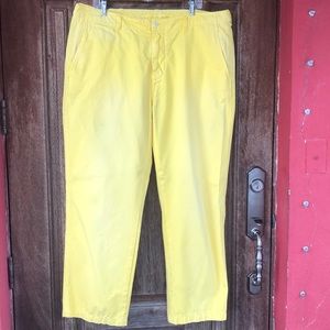 Ralph Lauren yellow distressed pants 38/30